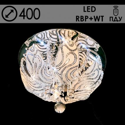 Люстра 55654/400 CR хром 4х40W E14 LED-RBP+WT ПДУ d400 h210 П